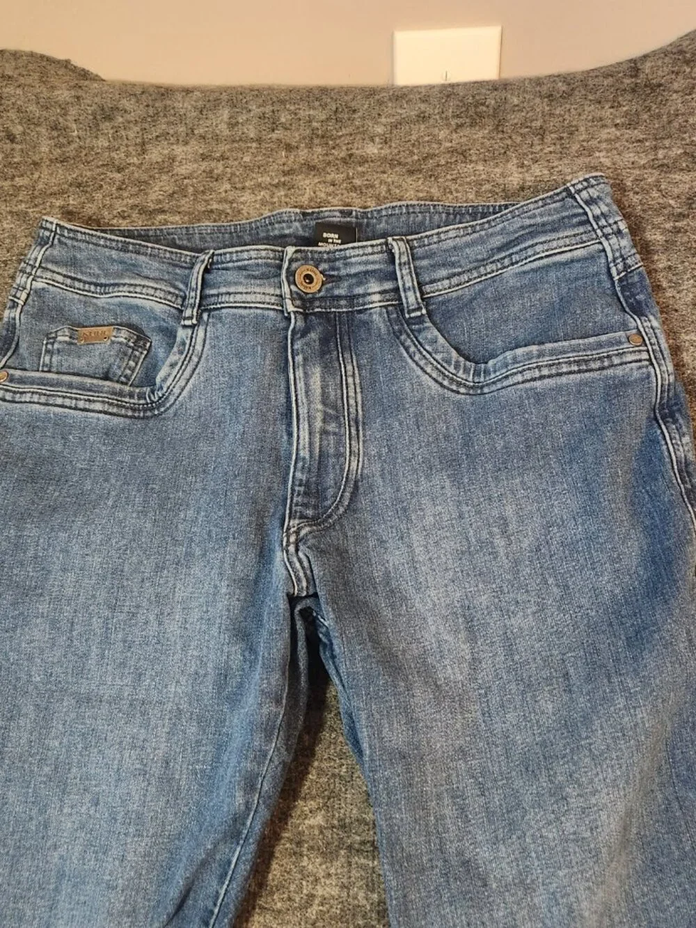KUHL Men's Size 34x30 Blue Indigo Dye Stretch Performance Denim Jeans